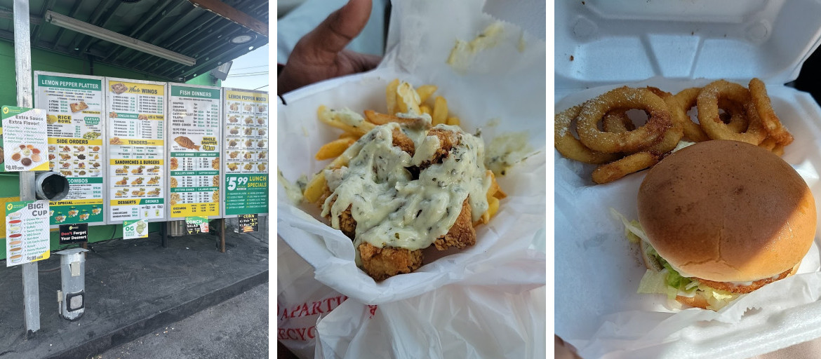 J LEMON PEPPER. Fish & Chicken FL